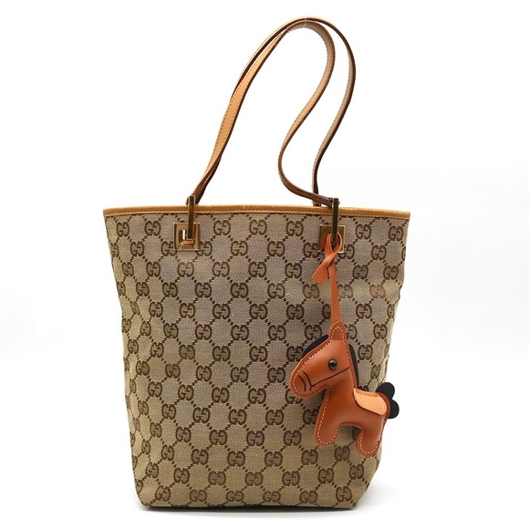 🍓GUCCI Canvas Shoulder Bag - Picture 2 of 14